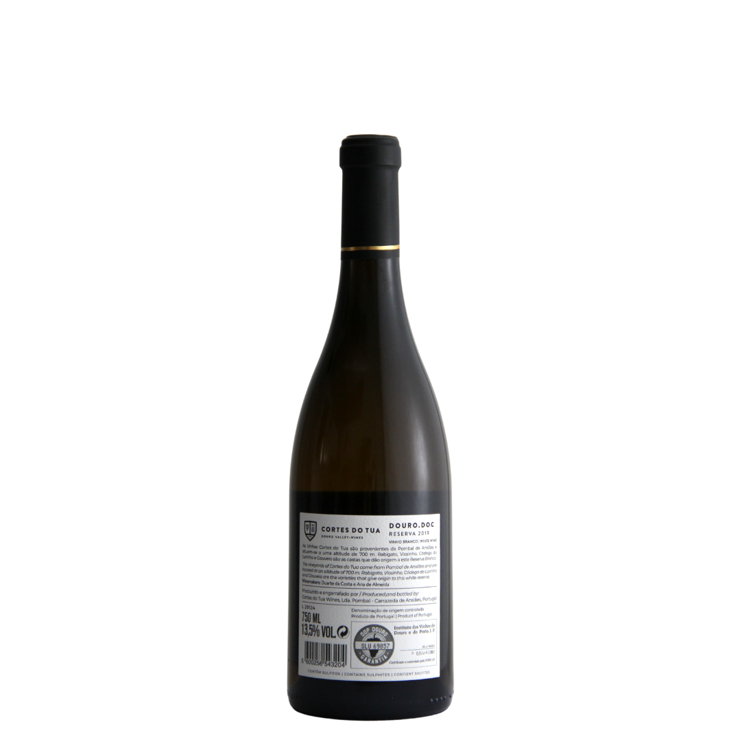 Cortes do Tua Reserva Branco 2019 trás